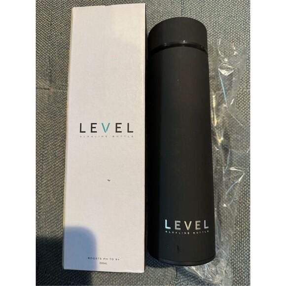 Level alkaline stainless steel water bottle 16oz new in box - Picture 3 of 7